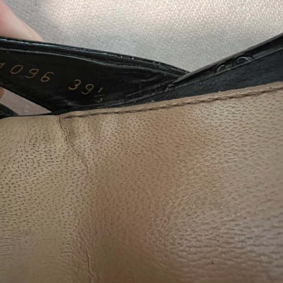 Gucci wedge sandals size 39 1/2 - Picture 3 of 4